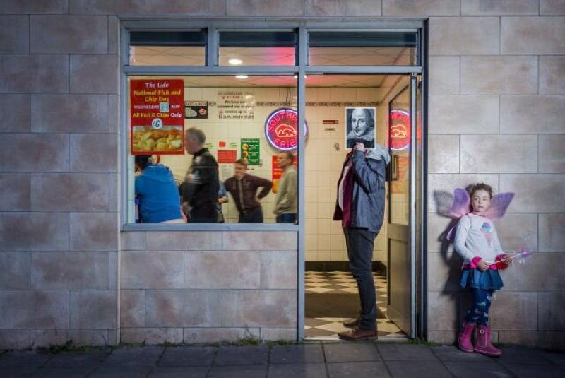 Where else would you see Shakespeare in a chipper
