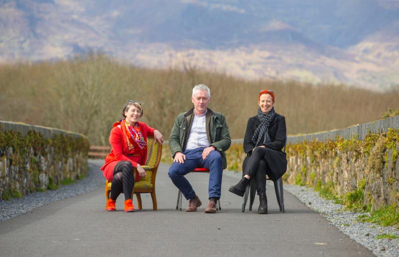 Grab a chair - Michelle Browne, Martin Rafter and Mary Butler