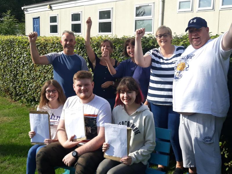 Great joy in Duiske College in Graignamanagh over Leaving Cert results
