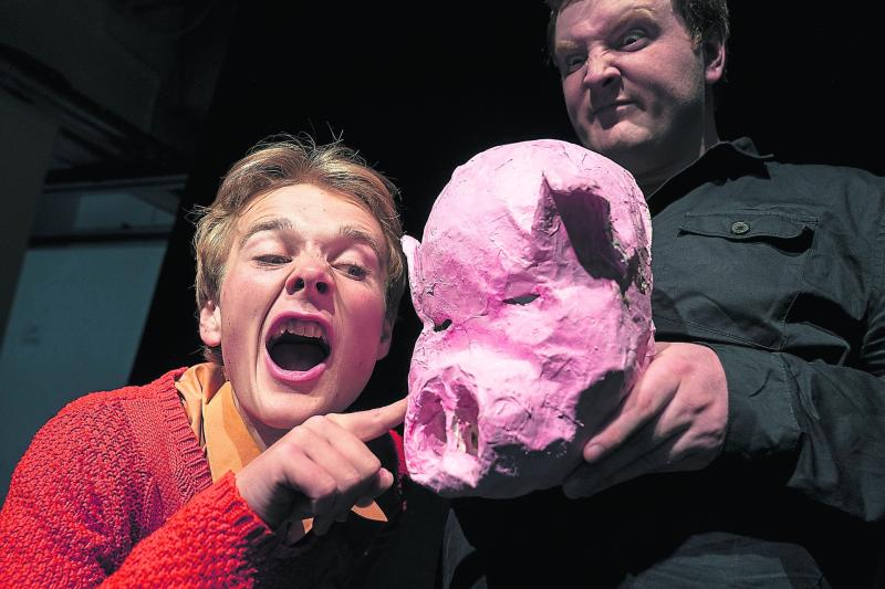 Say hello to Frank Pig in the Watergate Theatre!