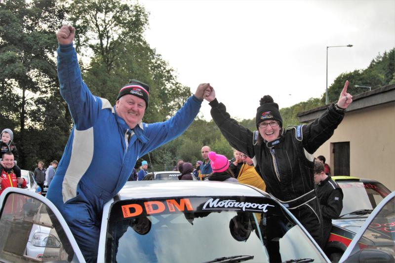 Pierce and Eilish are South East rally champions