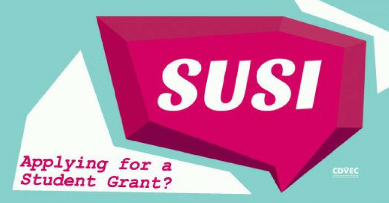 SUSI is open for  Student Grant Applications for Academic Year 2021/22
