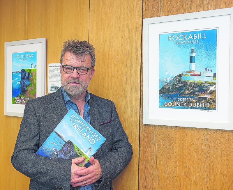 Kilkenny based artists Roger O'Reilly launches Lighthouses of Ireland