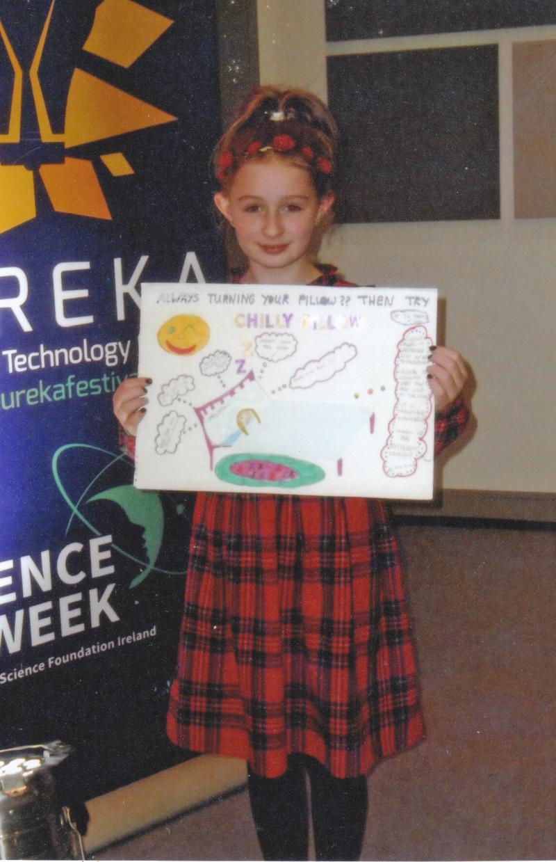 Great idea, Jill! Goresbridge student invents the 'Chilly Pillow