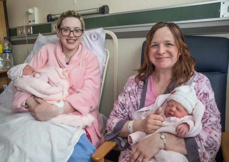 Joyous scenes at St Luke's Hospital on New Year's morning