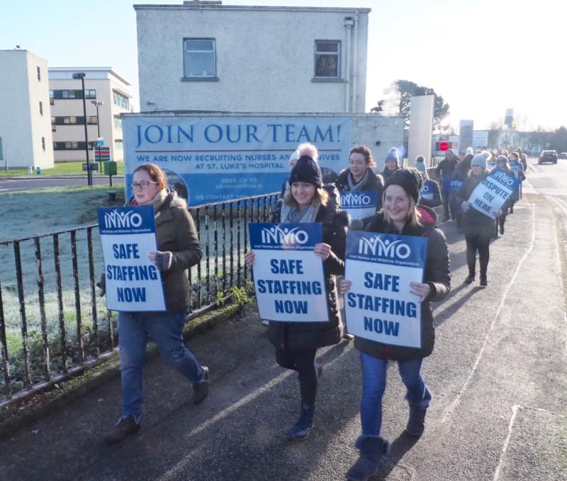 Kilkenny nurses strike St Luke;s