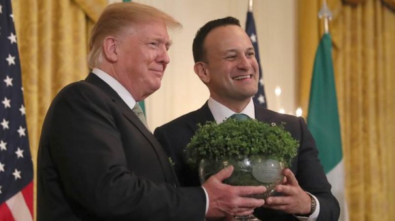 Kilkenny crystal shamrock