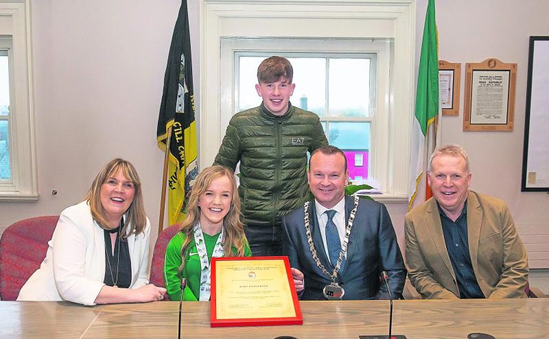 Amazing Kilkenny athlete receives civic reception