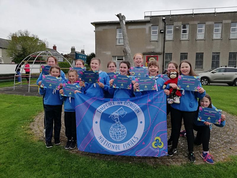 Kilkenny Girl Guides compete in the national finals of Timpeall an Domhain