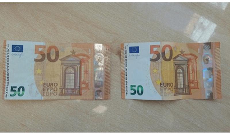 A fake &euro;50 note. File pic.