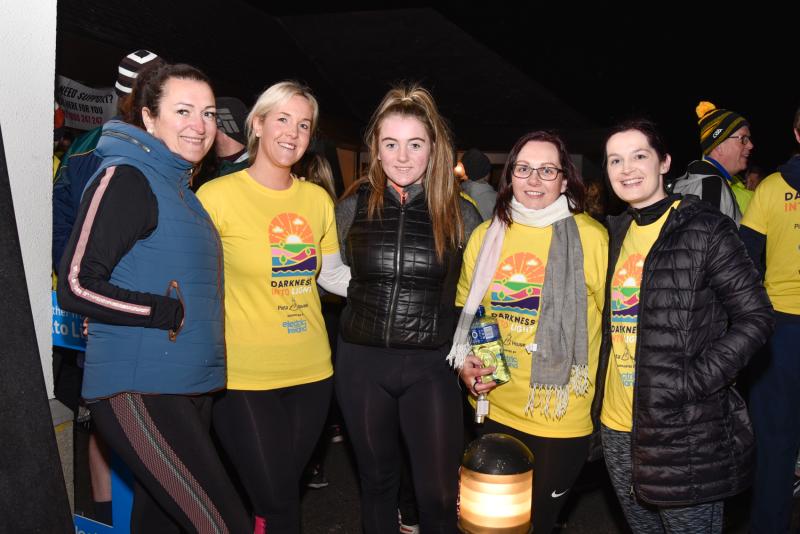 Happy group after completing Darkness Into Light Kilkenny