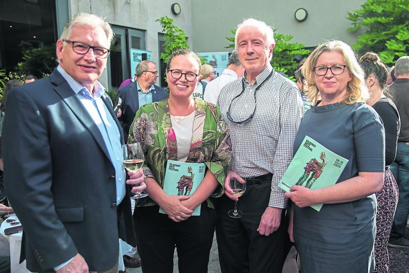 From left: Pat Crotty, Paris Texas;  Etaoin Holahan of Fennelly&rsquo;s of Callan; architect James O&rsquo;Donoghue of Bluett & O&rsquo;Donoghue Architects and the director of Kilkenny Arts Festival, Olga Barry 
