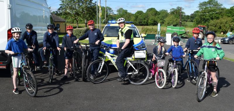 Cycle-smart Ballyhale children use their heads to promote new safety scheme