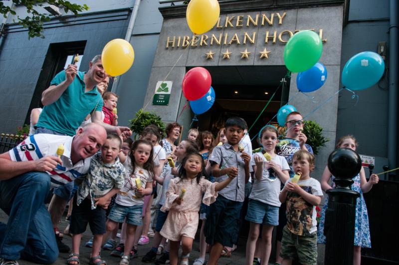 Cool down outside the  Hibernian Hotel with a delicious ice-cream this weekend  