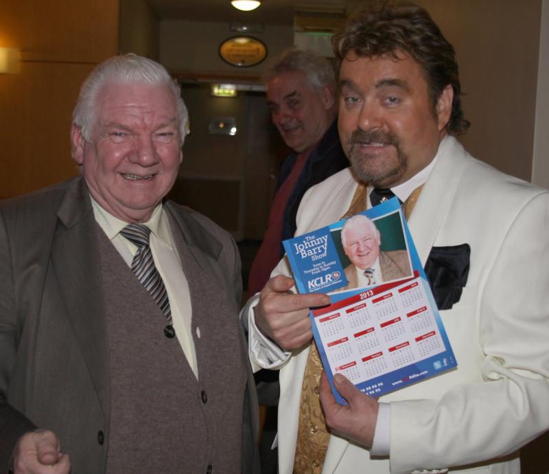 The late Brendan Grace with his favourite Kilkenny person, Johnny Barry