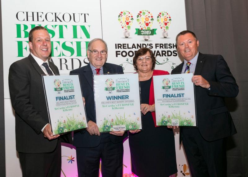 McCarthy’s EUROSPAR in Kilkenny named Ireland’s Best Bakery Offering