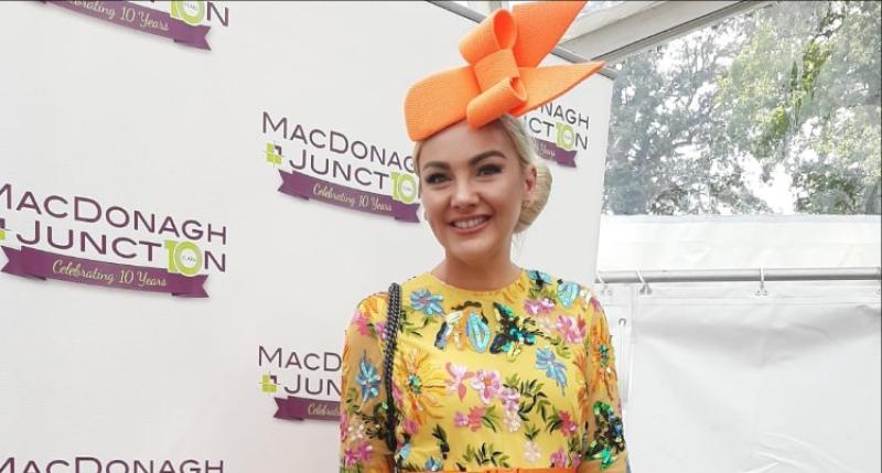 Louise crowned  Best Dressed Lady at Lyrath Estate Best Dressed Competition