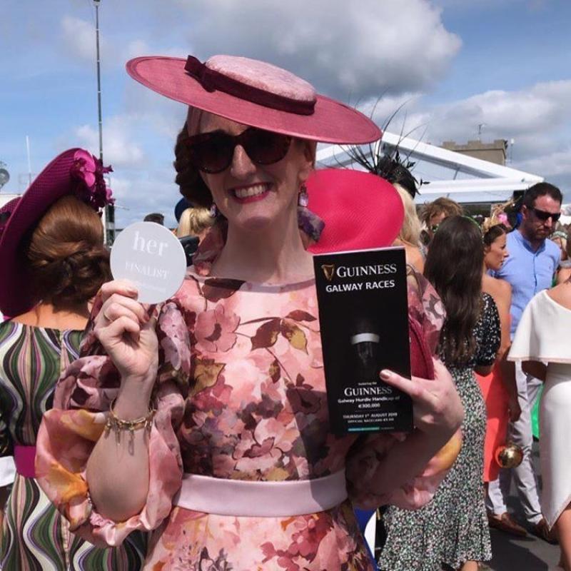Kilkenny milliner is a finalist for Best Dressed Lady at the Galway Races
