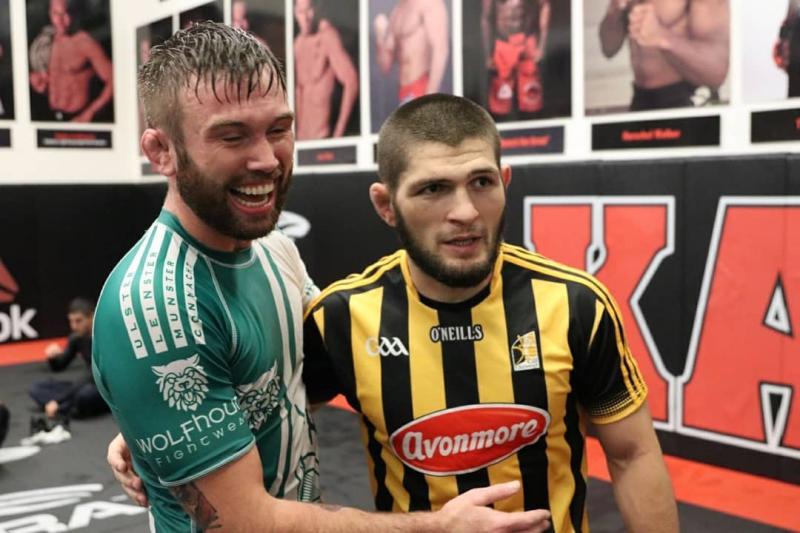 UFC champ Khabib looks to be backing Kilkenny Cats!