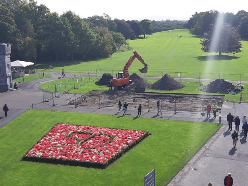 The ongoing archaeological excavation at Kilkenny Castle