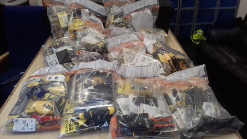 Gardaí seized €6,000 worth of stolen tools at car boot sale in Co Kilkenny