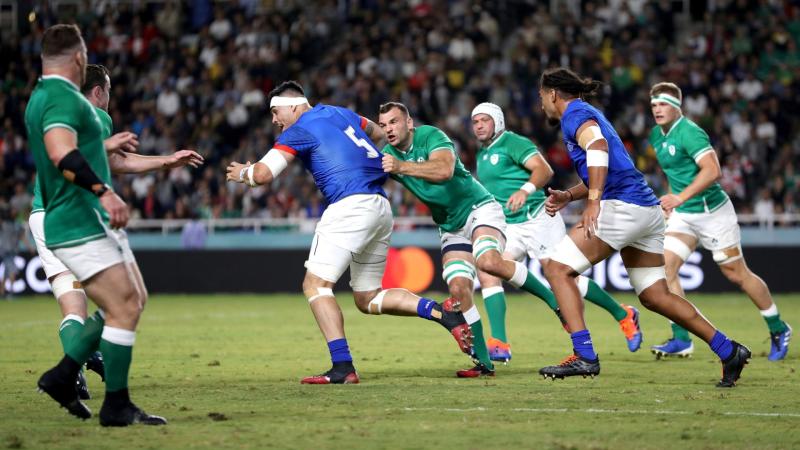 Ireland beat Samoa to march on to quarter-finals 