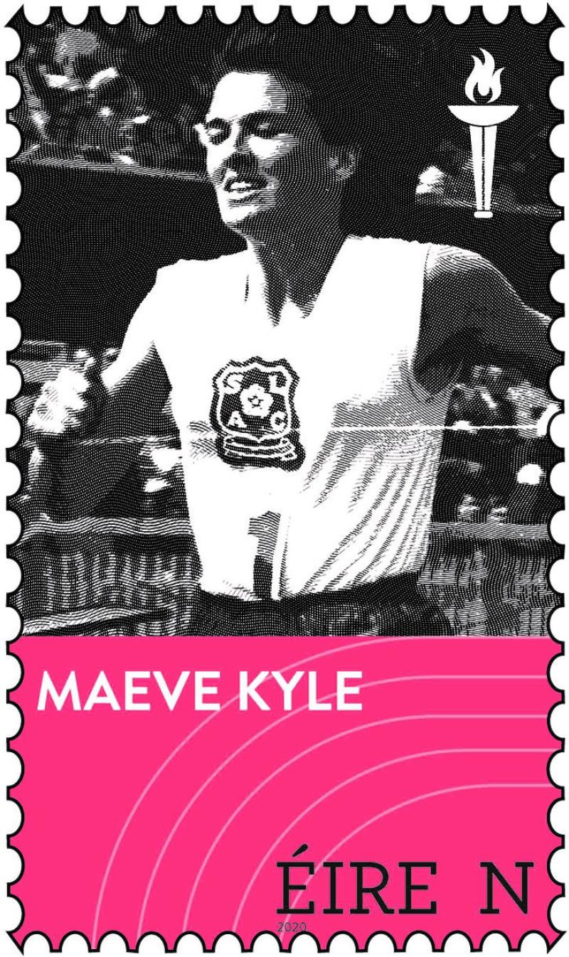 Stamp honouring Kilkenny Olympian Mave Kyle issued