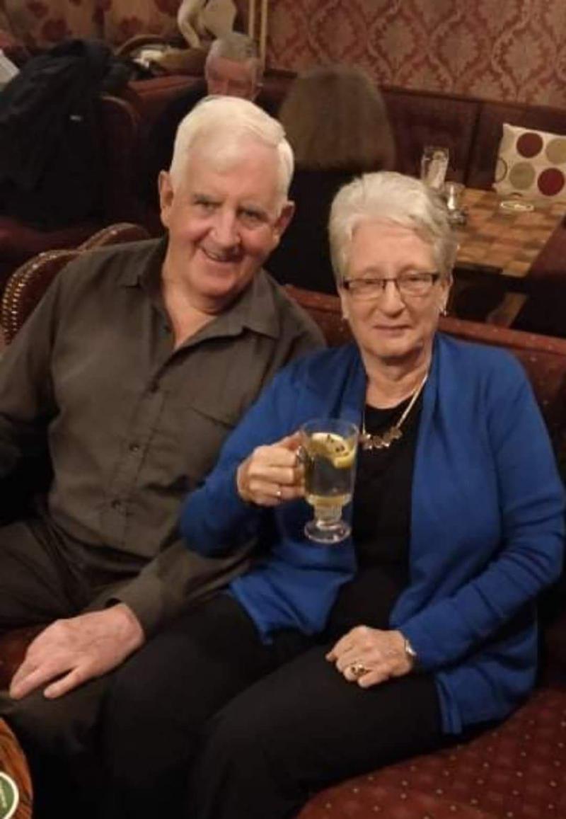 John  and Betty celebrate their golden wedding anniversary