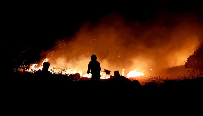 Fire service called out to nine ‘serious’ gorse fire  