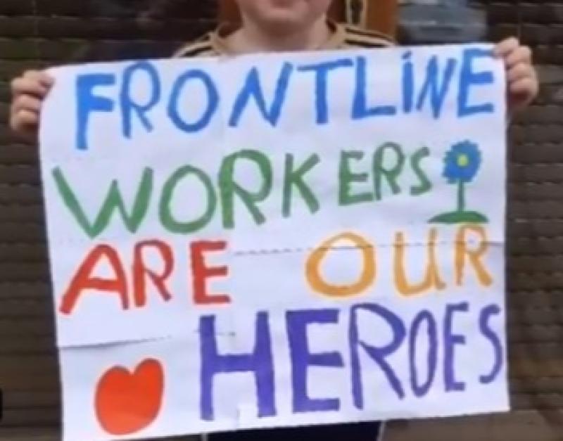 Thank you! Kilkenny kids have a special message for frontline workers!