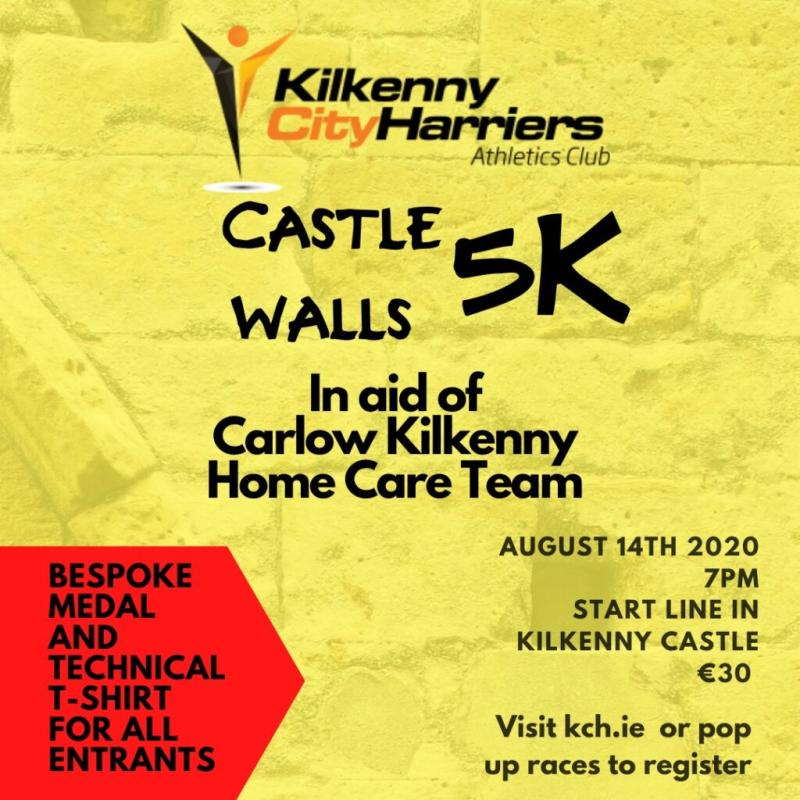 Kilkenny City Harriers announce route for Castle Walls 5k run