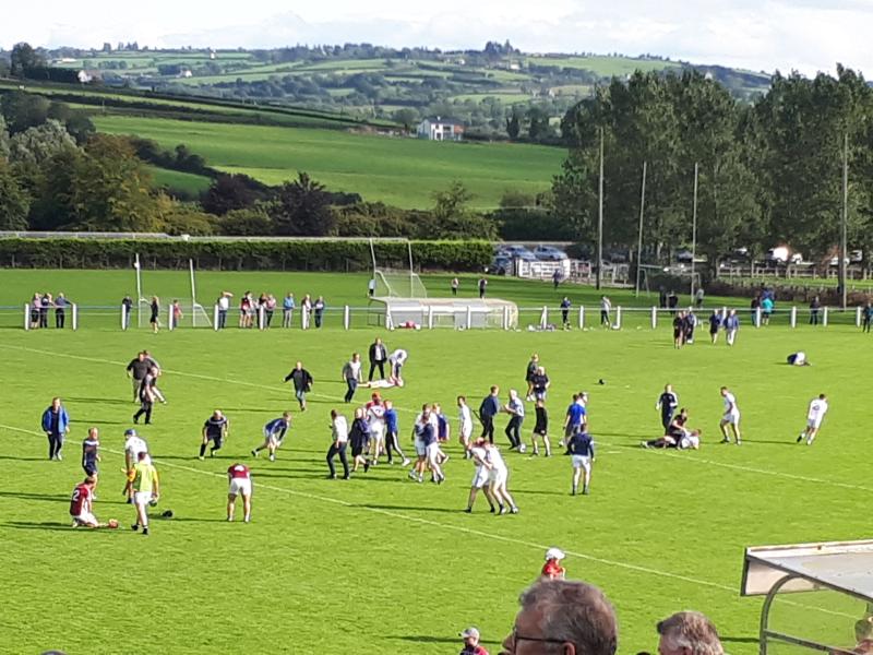 Scenes of joy in Castlecomer for the Fenians  as Fenians stay up
