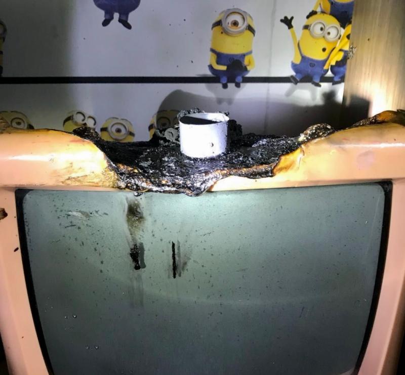 PHOTOS: Watch where you put your candles - and never on TVs!