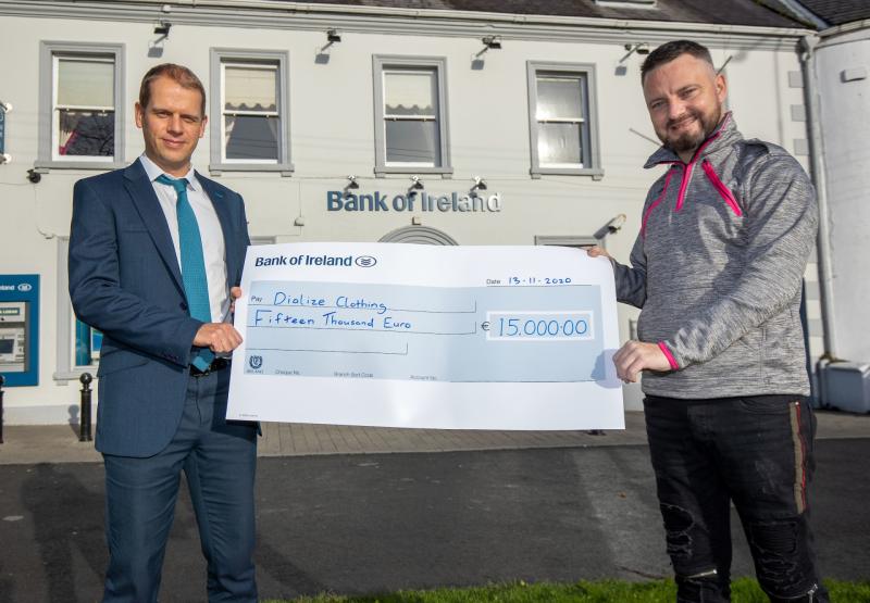 Bank of Ireland presents inspirational Kilkenny man with €15,000 business bursary  