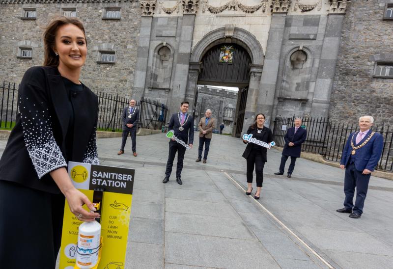 Local firm CF Pharma gives Kilkenny City business a re-opening gift with free sanitation packs