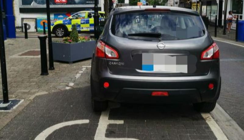 Thoughtless Midlands driver prompts renewed disabled parking warning