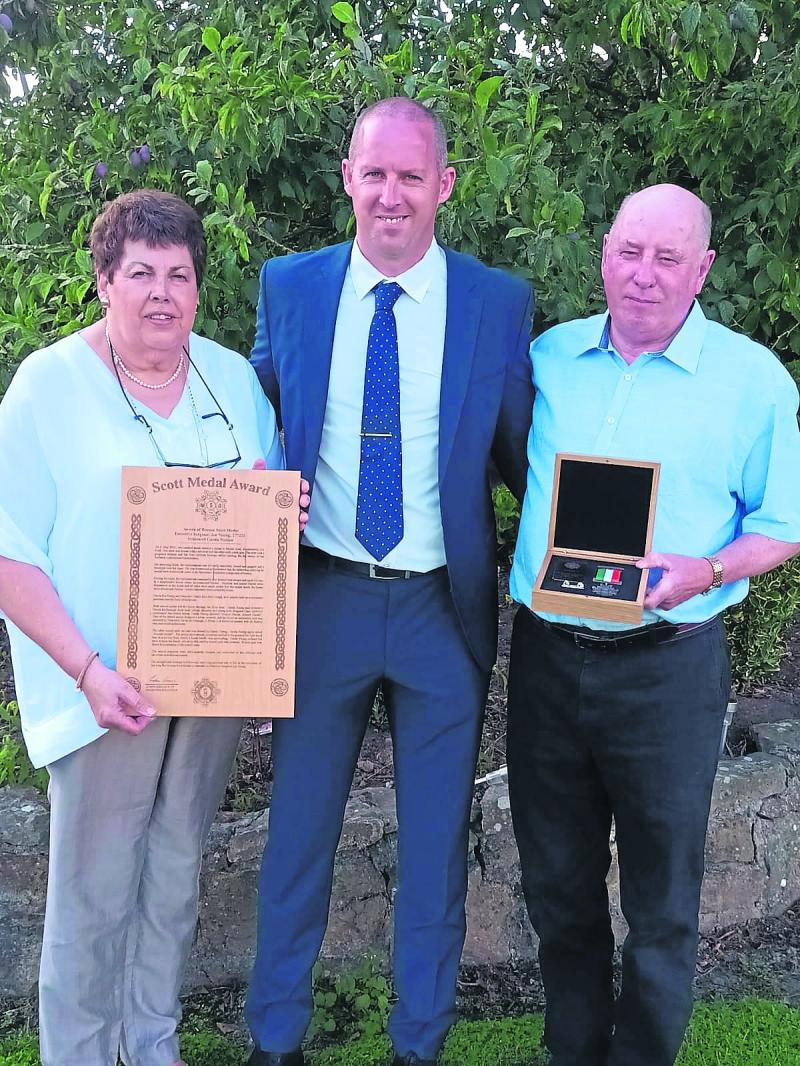 Hero garda from Kilkenny receives Scotts Medal for bravery