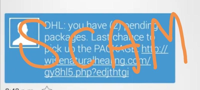 Kilkenny gardaí warn public not to click on DHL scam text
