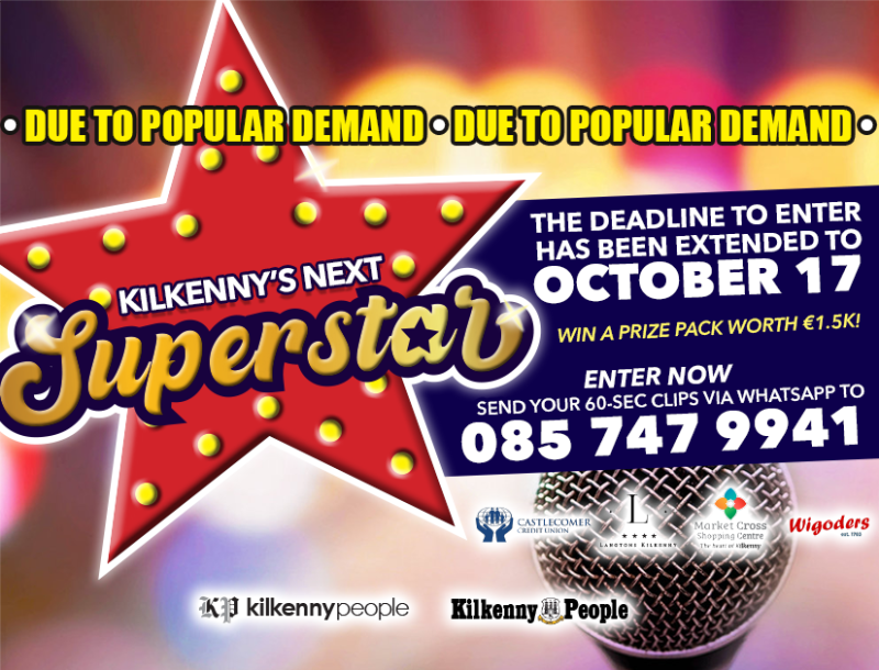 Kilkenny's Next Superstar judges announced - final call for entries!