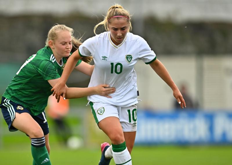 Ellen Molloy on the scoresheet as the Republic of Ireland Under 19 side gain victory over Northern Ireland