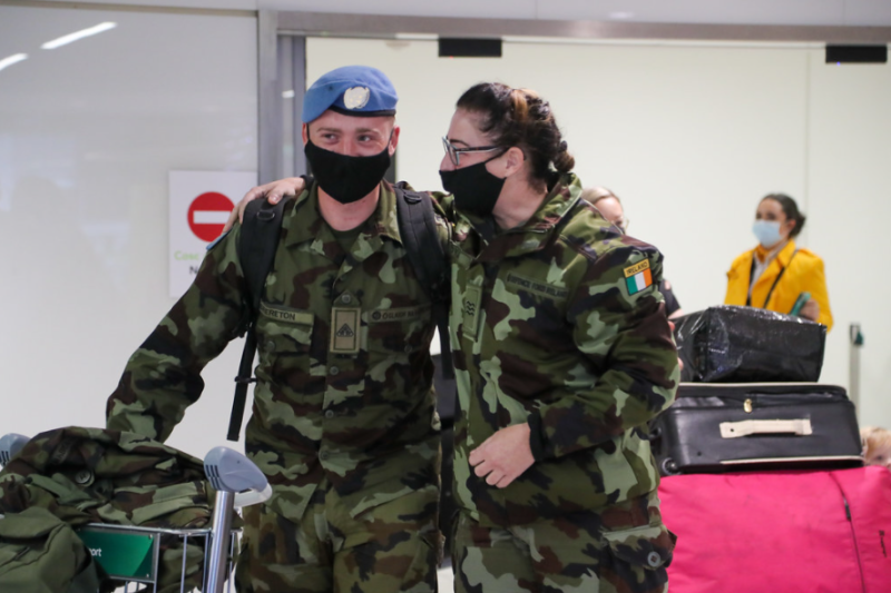 Irish Defence Forces battalion returns from 6 month peacekeeping mission in Lebanon