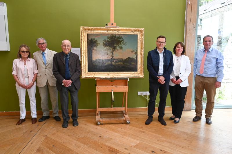 Significant painting of Castlecomer pre 1798 is  unveiled at  Discovery Park