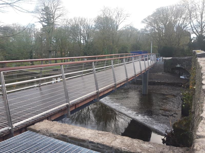  New pedestrian bridge is officially opened at Castlecomer 