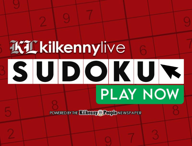 Kilkenny Live Interactive Digital SudokuPuzzle