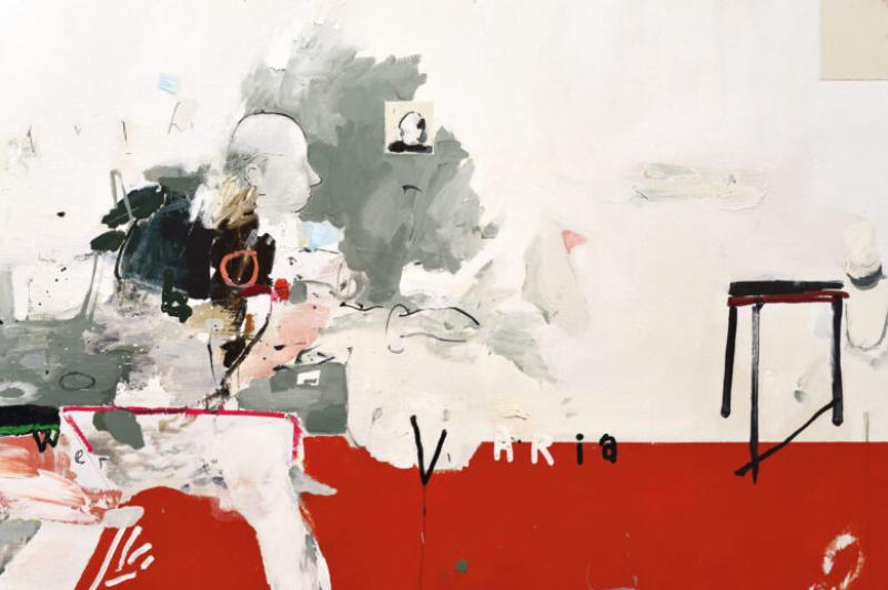 Brian Harte, Varia, oil and graphite on linen