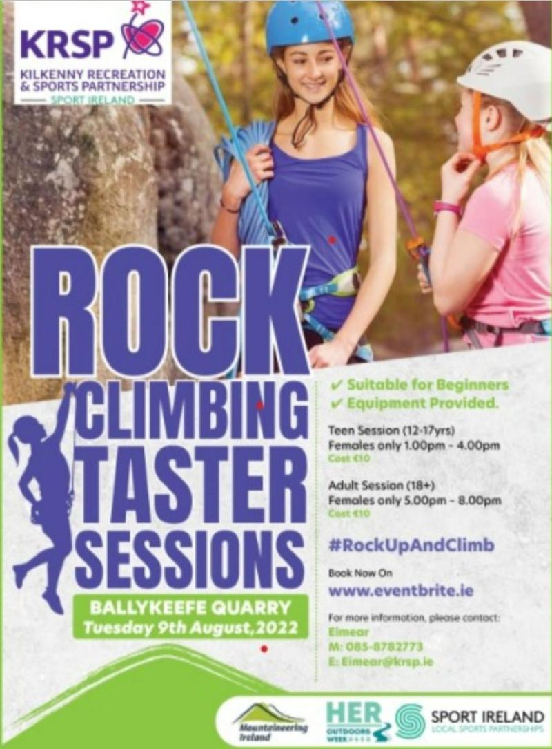 Rock Climbing poster KRSP