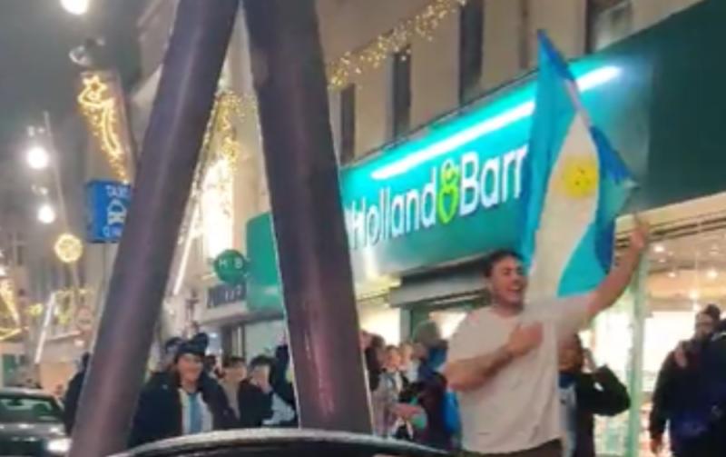 WATCH: Argentina fans take to Irish streets to celebrate World Cup triumph