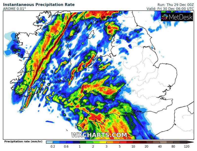 ALERT: Possible 'squall line' developing with spot flooding possible - Kilkenny Live