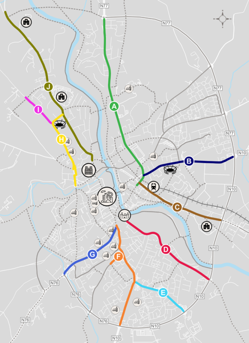 Consultation begins on enhanced pedestrian and cyclist facilities for key Kilkenny roads