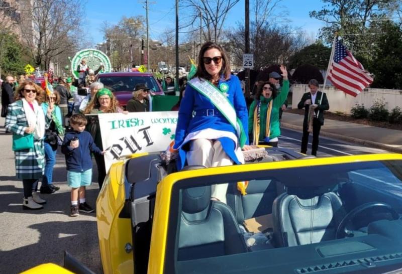 Kilkenny woman shines as Grand Marshal of St. Patrick’s Day parade in North Carolina